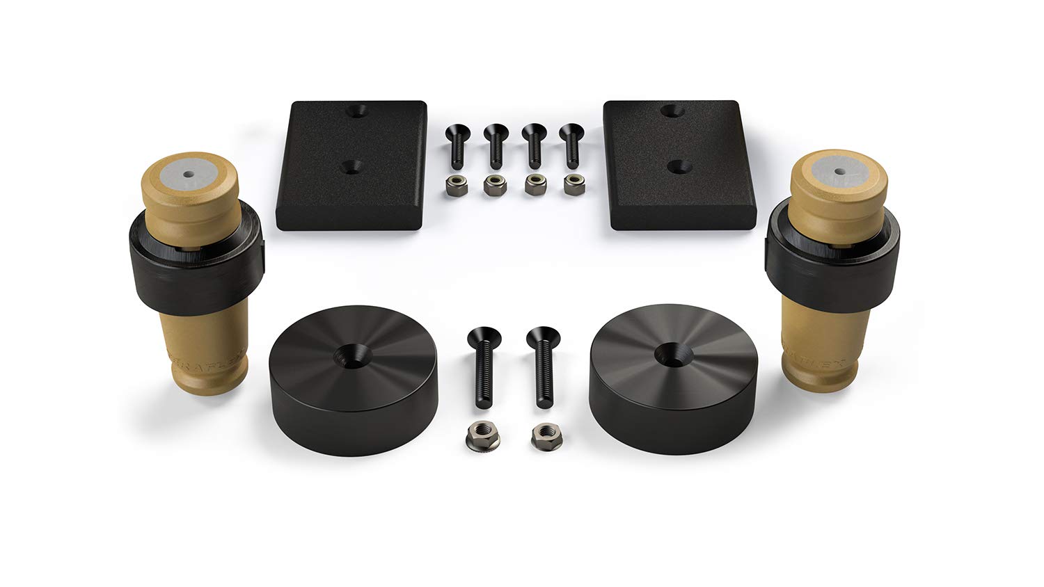JK TeraFlex 1958150 Progressive Bump Stop Kit – Front (1.5” Lift)
