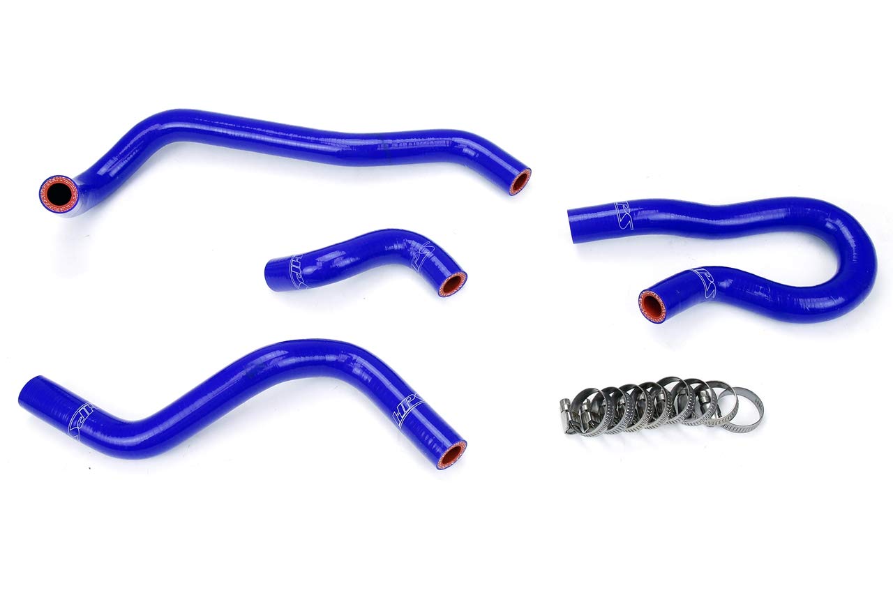 3-ply HPS Blue Reinforced Silicone Heater Coolant Hose Kit 57-1775-BLUE