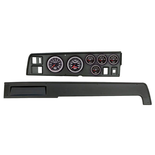 AutoMeter Dash Kit Direct Fit, (3 3/8" X2, 2 1/16" X4), Dodge Charger 68-70, Sport-Comp Ii (2907-12)