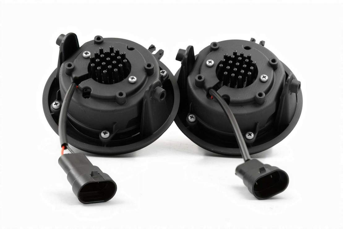 Morimoto LED XB Foglights, Type M2 Plug and Play Foglight Housing Upgrade, Fits Many Dodge/Jeep Models, DOT Approved Assembly with White LED Chips, UV Resistant, 10 Year Warranty (1x ‎ LF610-S)