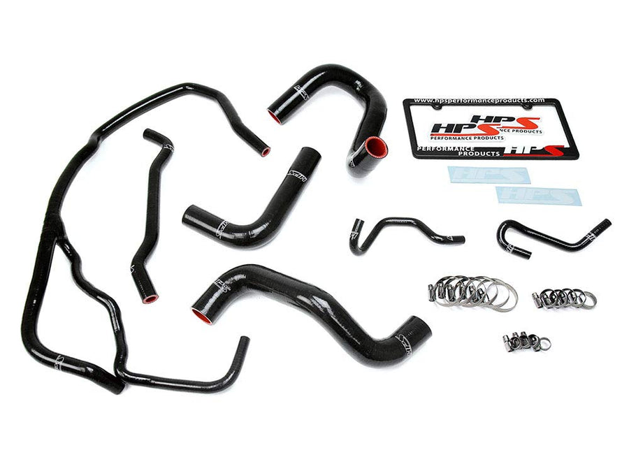 Black HPS Silicone Radiator Hose Kit Coolant OEM Replacement 57-1725-BLK