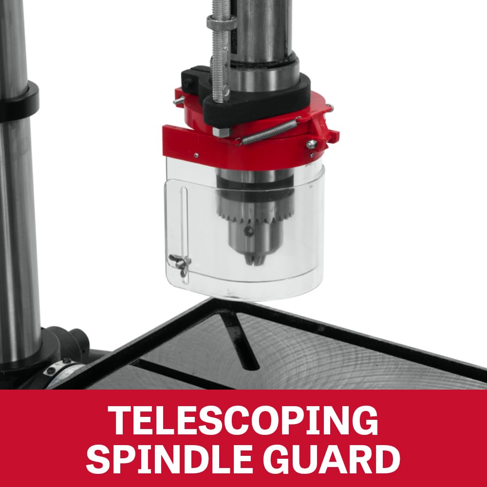 20-Inch JET Floor Drill Press, 12 Speed, 1-1/2 HP, 115/230V 1Ph (JDP-20MF)