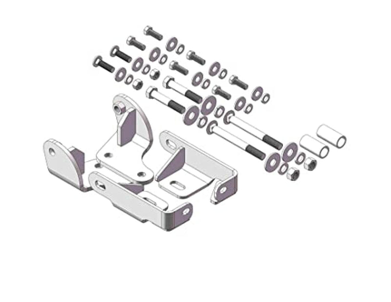 Husky Towing Fifth Wheel Trailer Hitch Mount Kit 32556 Fits Ram 2500 2014-2025 Bracket Set 4 Piece Bolt-On Drilling Required