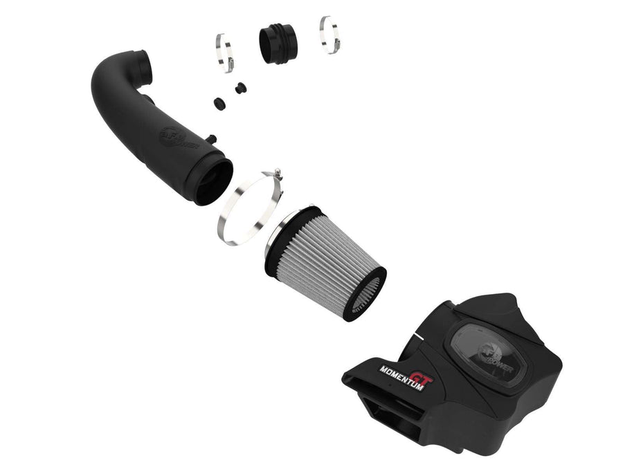 Momentum GT aFe POWER Cold Air Intake System w/Pro DRY S Filter, #51-76205-1, Black