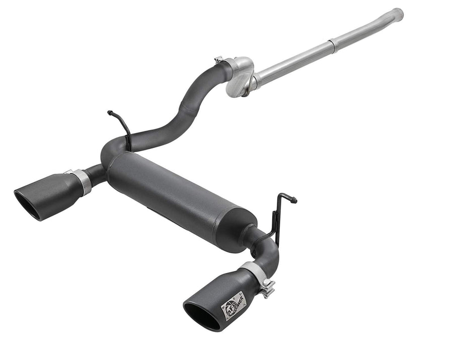 Rebel Series aFe Power 49-48076-B Performance Cat-Back Exhaust System
