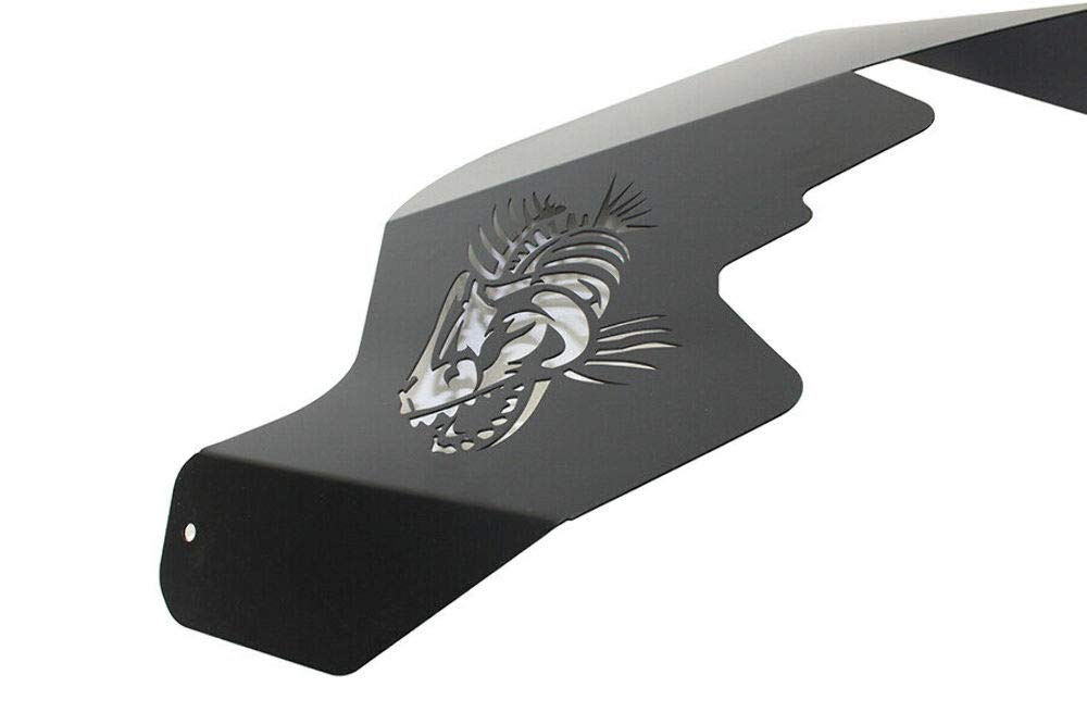 Offroad FISHBONE FB33073 Jeep Logo Aluminum Inner Fenders 07-18 Wrangler JK Black Powdercoat