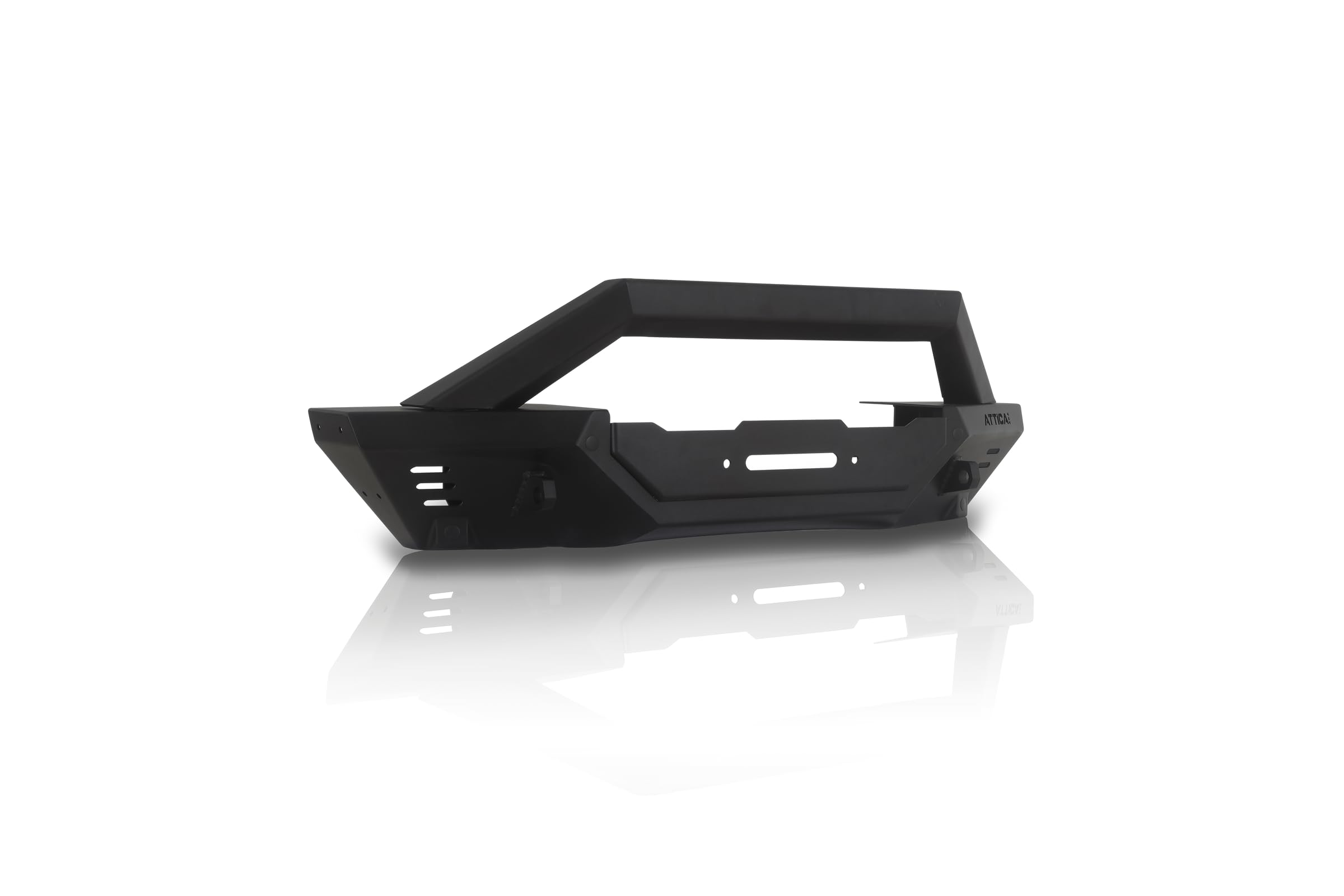 Attica4x4 Cobra Tek - Front Bumper Skid Plate Modular | Compatible with Ford Bronco (2021-2023) | Heavy-Duty Steel with Customization Versatile | Black Powder Coat Textured | Installation Easy