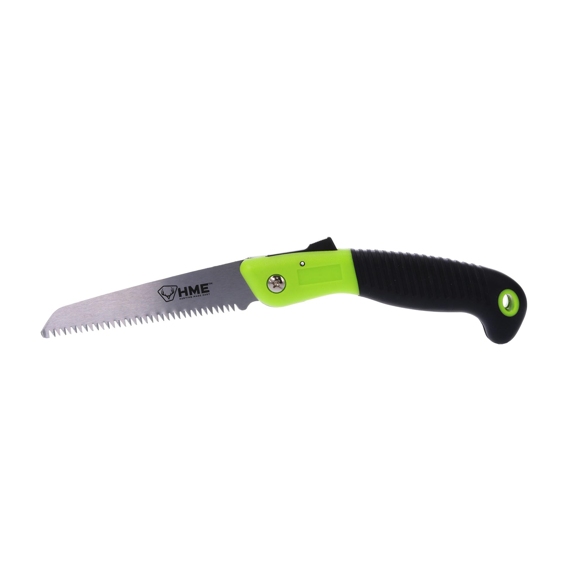 Folding Saw Combo Pack HME - Hand Saw with Hand Protector, 5" Wood Blade & 5" Bone Blade for Hunting Camping, Backpacking