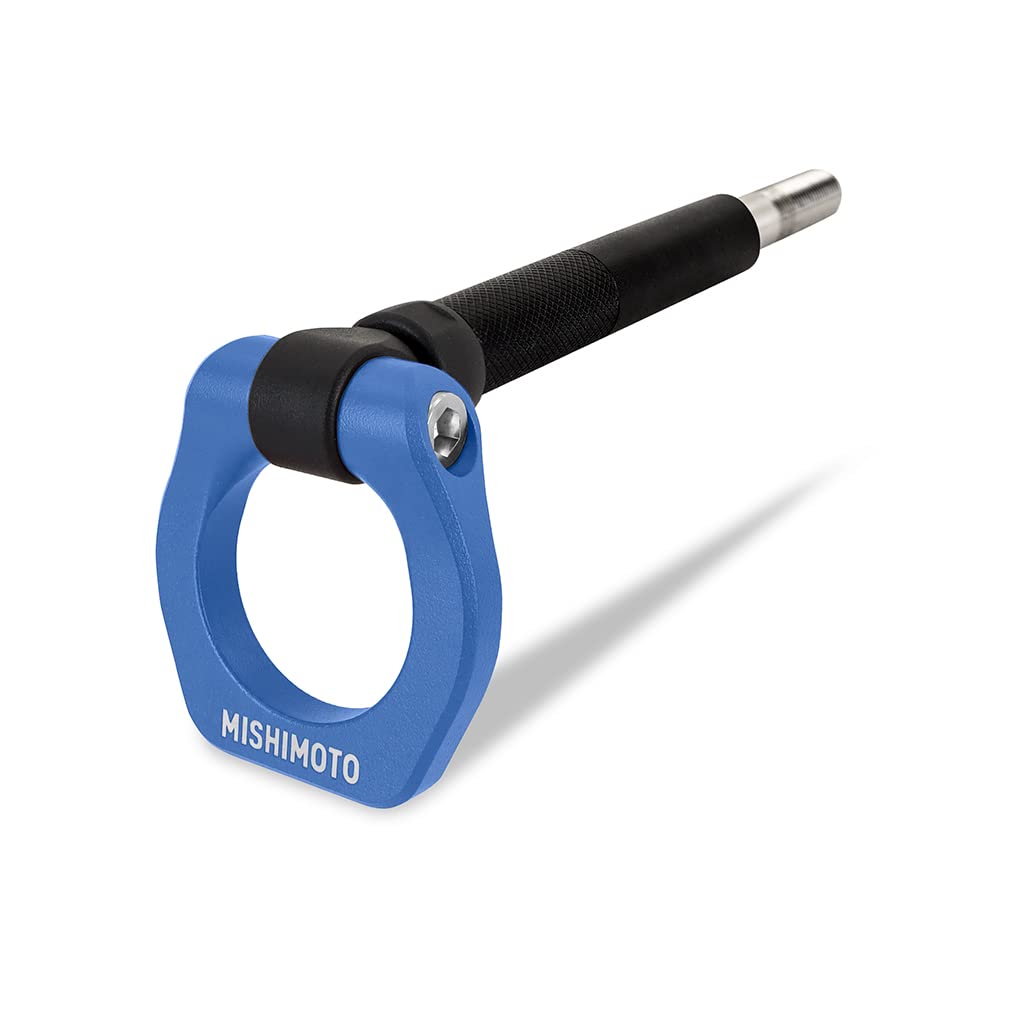 Mishimoto Tow Hook Racing, Front Compatible with Subaru WRX 2022+/Crosstrek 2018+, Blue