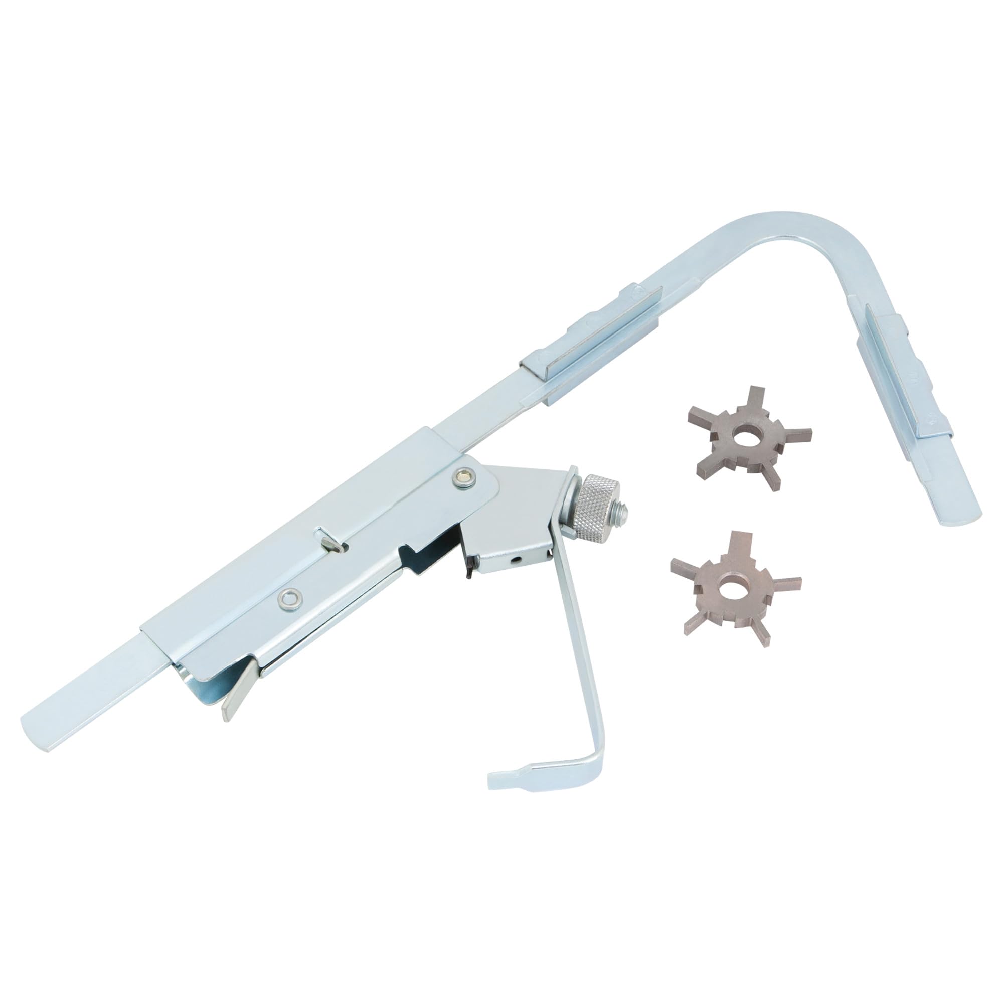 W80576 Performance Tool Piston Ring Carbon and Deposit Cleaning Tool with 10 Groove Cleaning Sizes and 2 Cutter Wheels - SAE and Metric Sizes Included