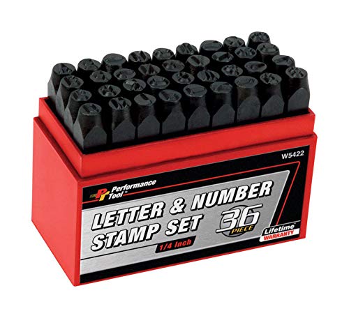 36PC LETTER/NUMBER STAMP