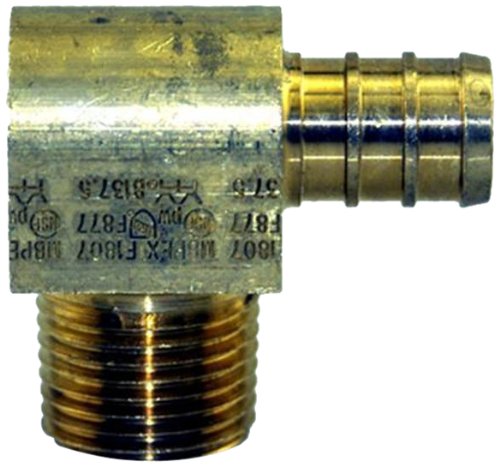 Metal Brass BestPEX 51145 Male Elbow, 0.5" Size