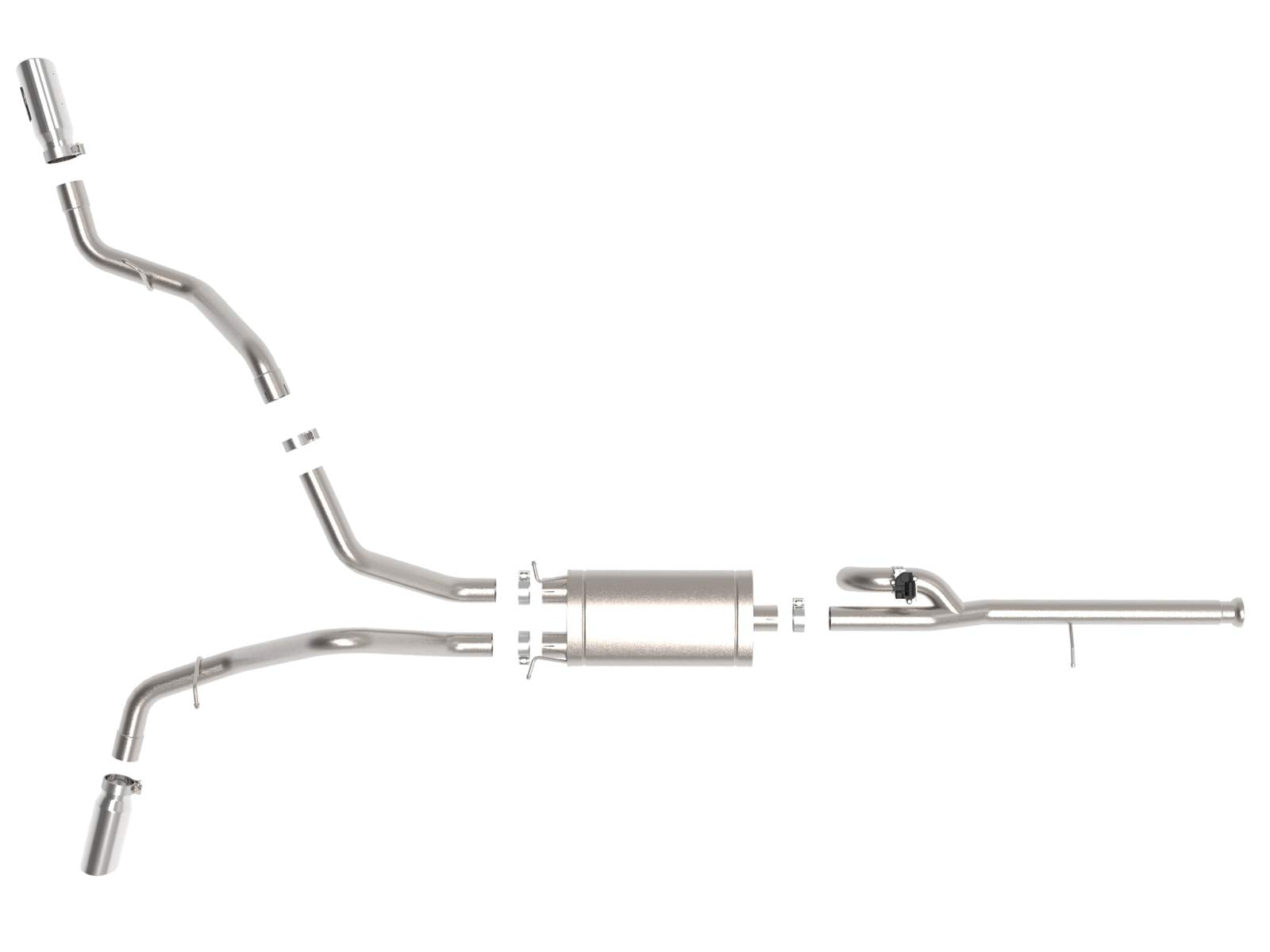 Gemini XV aFe Power 49-34132-P Cat-Back Exhaust System, 3", 304 Stainless Steel