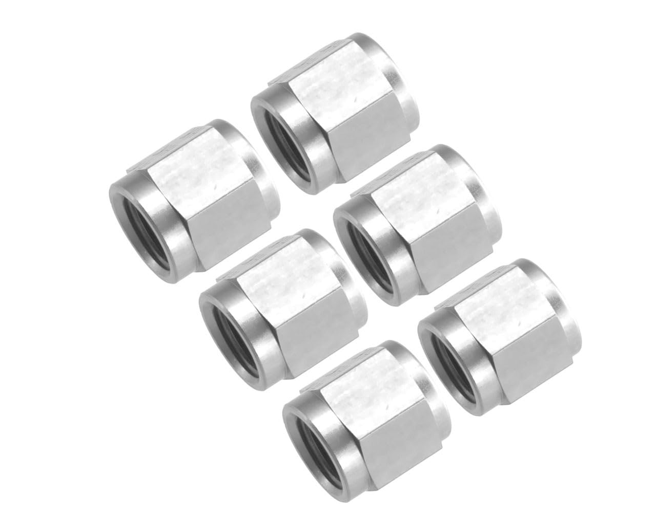 Performance Red Horse 818-03-5 An/Jic Alum Tube Nut, Clear
