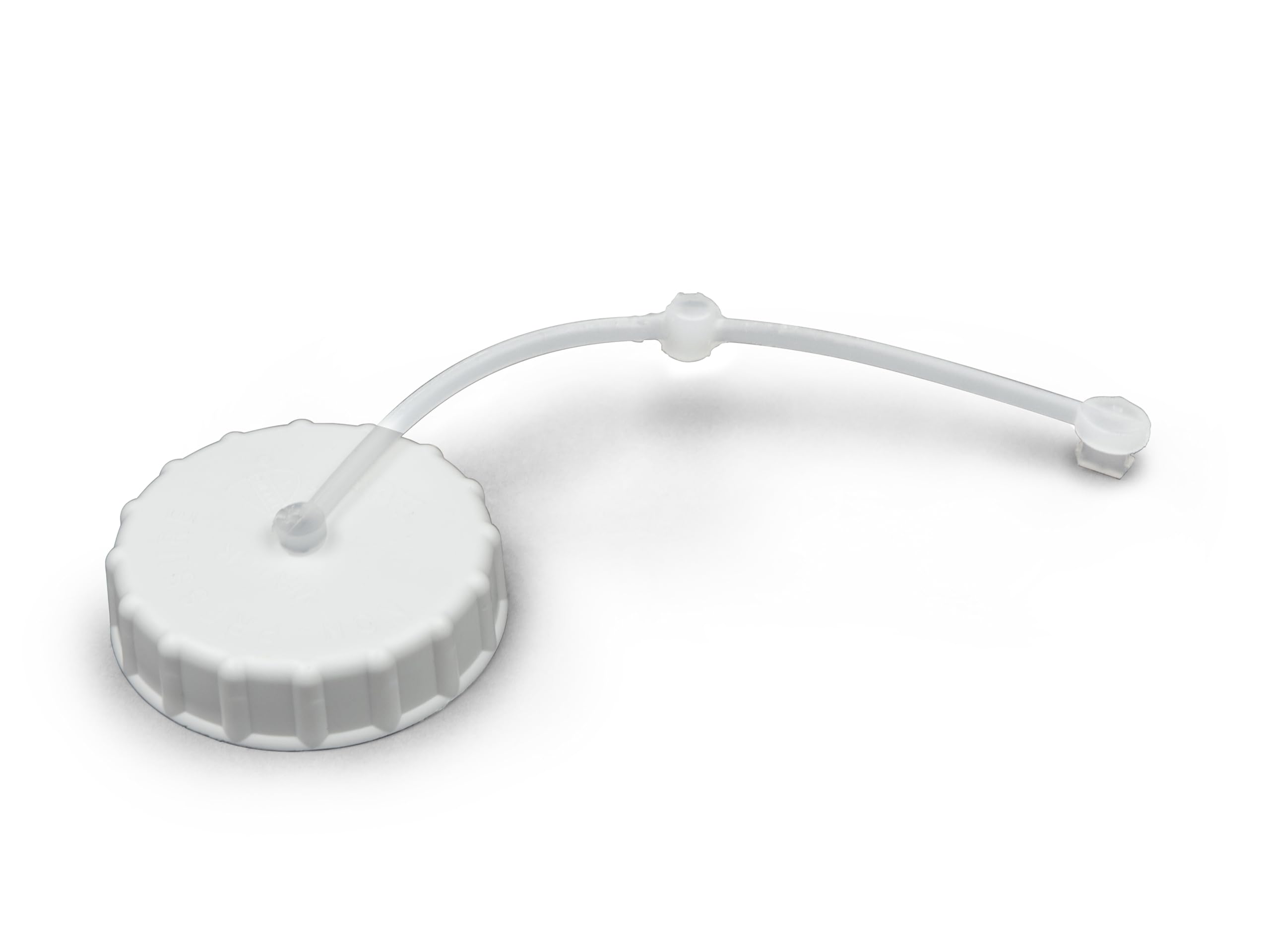 Gravity Water Fill Cap B&B Molders, 94243 with Strap – Polar White, UV-Stable Acrylonitrile Replacement Cap for RV Water Spout, OEM Replacement – Made in USA