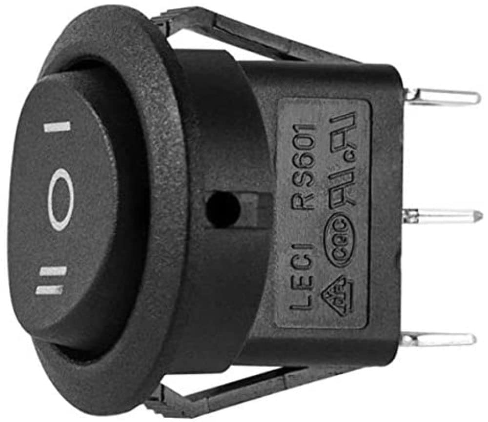 Round Rocker Latch Install Bay - 5 Per Bag