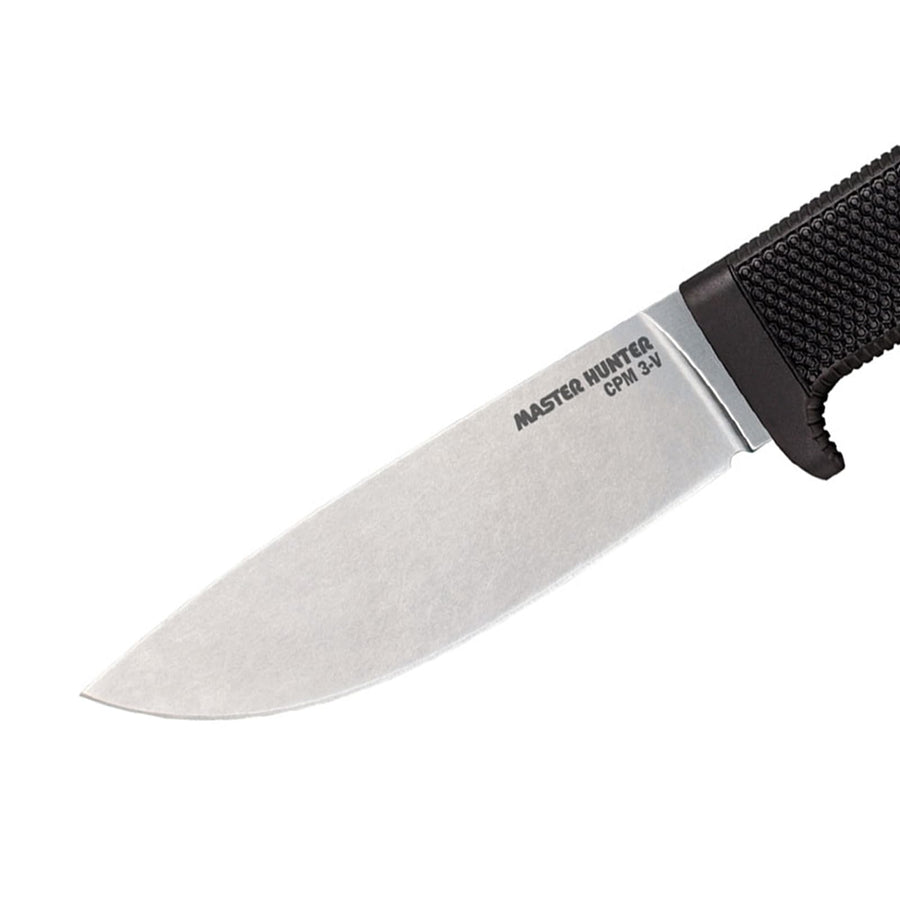 Master Hunter COLD STEEL 4.5" CPM 3V Drop Point Razor-Sharp Blade 4.75" Kray-Ex Handle Hunting Fixed Blade Knife w/Secure-Ex Sheath