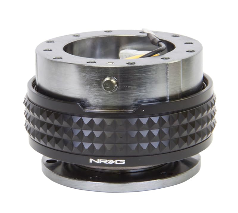 Quick Release Kit NRG - Pyramid Edition - Gunmetal Body / Black Pyramid Ring