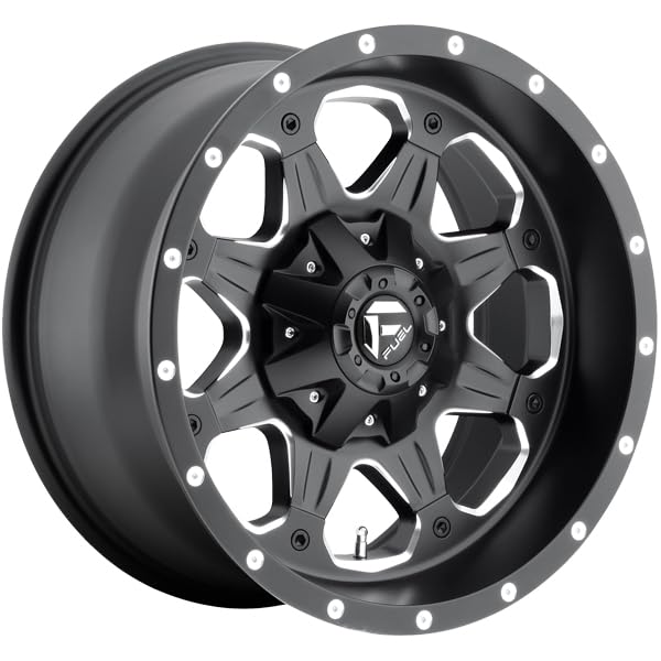 D534 Fuel Offroad Boost 17x9 8x165.1-12mm Black/Milled Wheel Rim