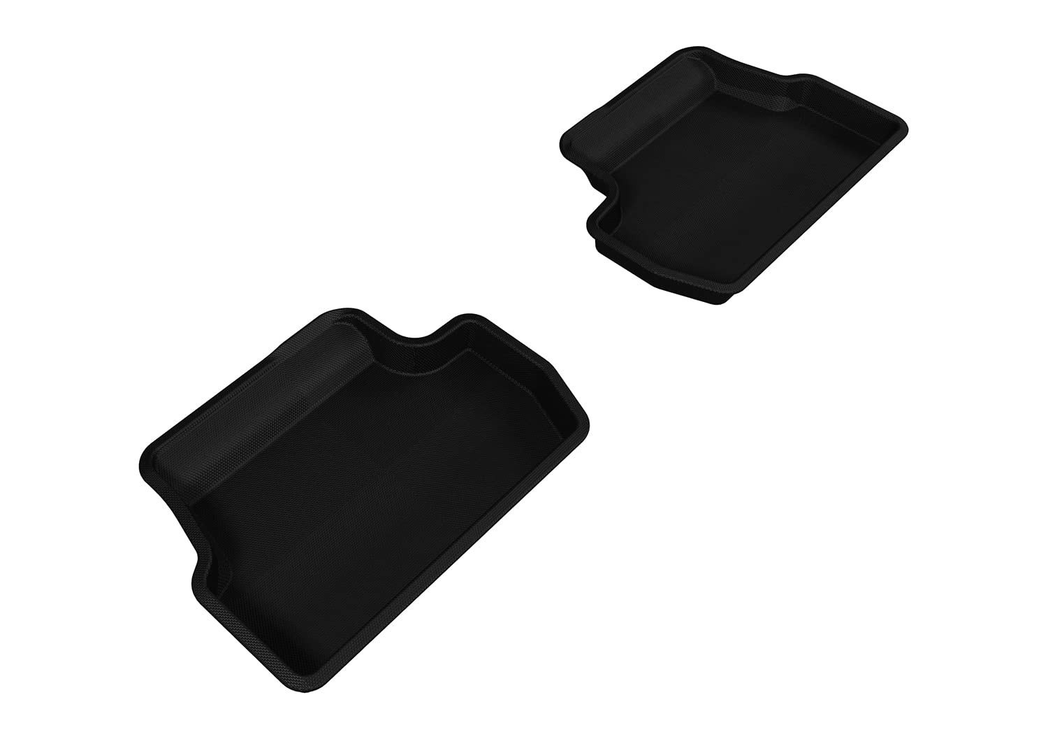 3D MAXpider Mini Hardtop 2014-2019 2-Door Kagu 2nd Row Floormats - Black (L1MN01021509)
