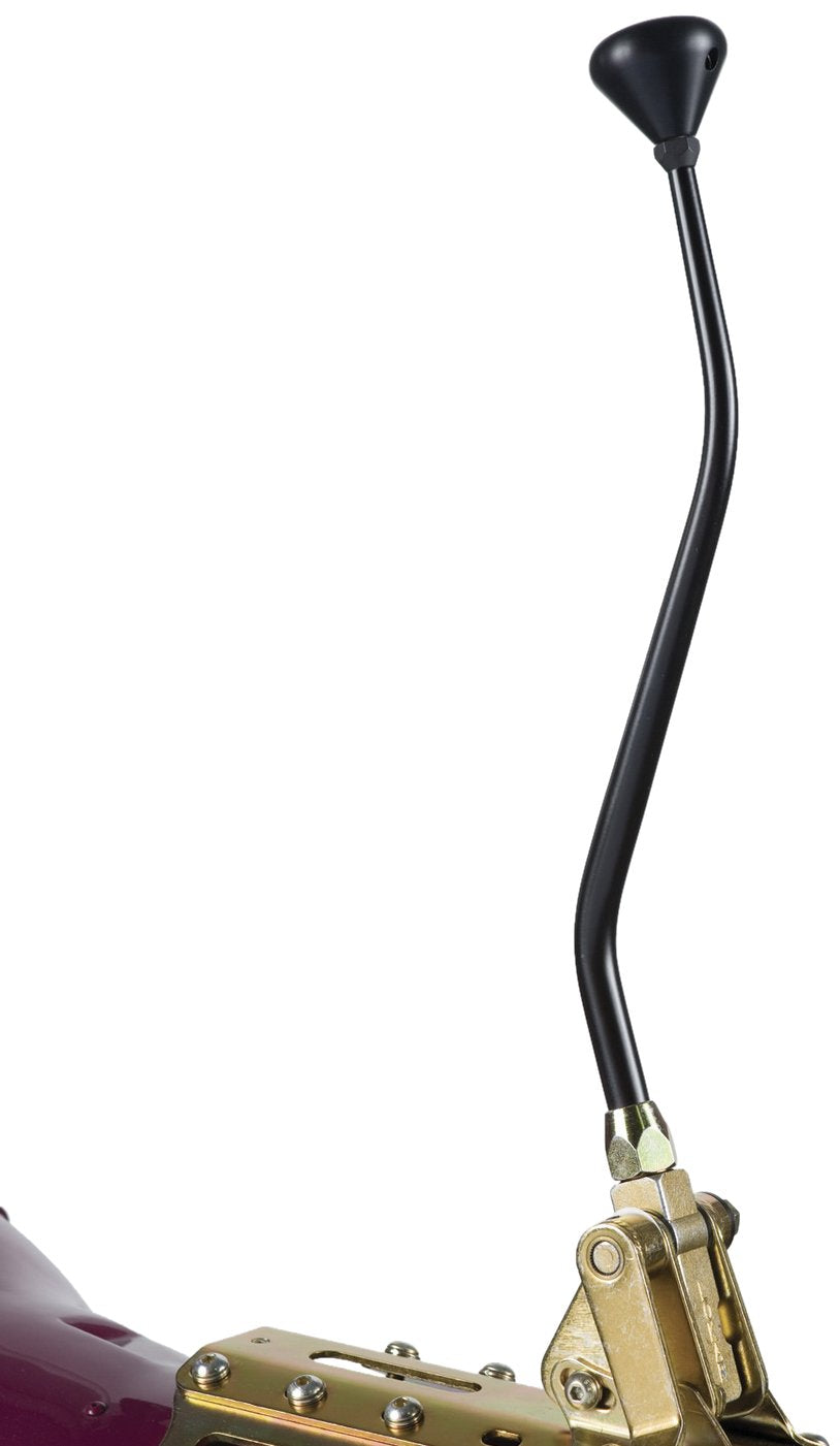 16" Lokar Nostalgia Black Automatic Transmission Shifter with Black Knob for GM 700 Transmission