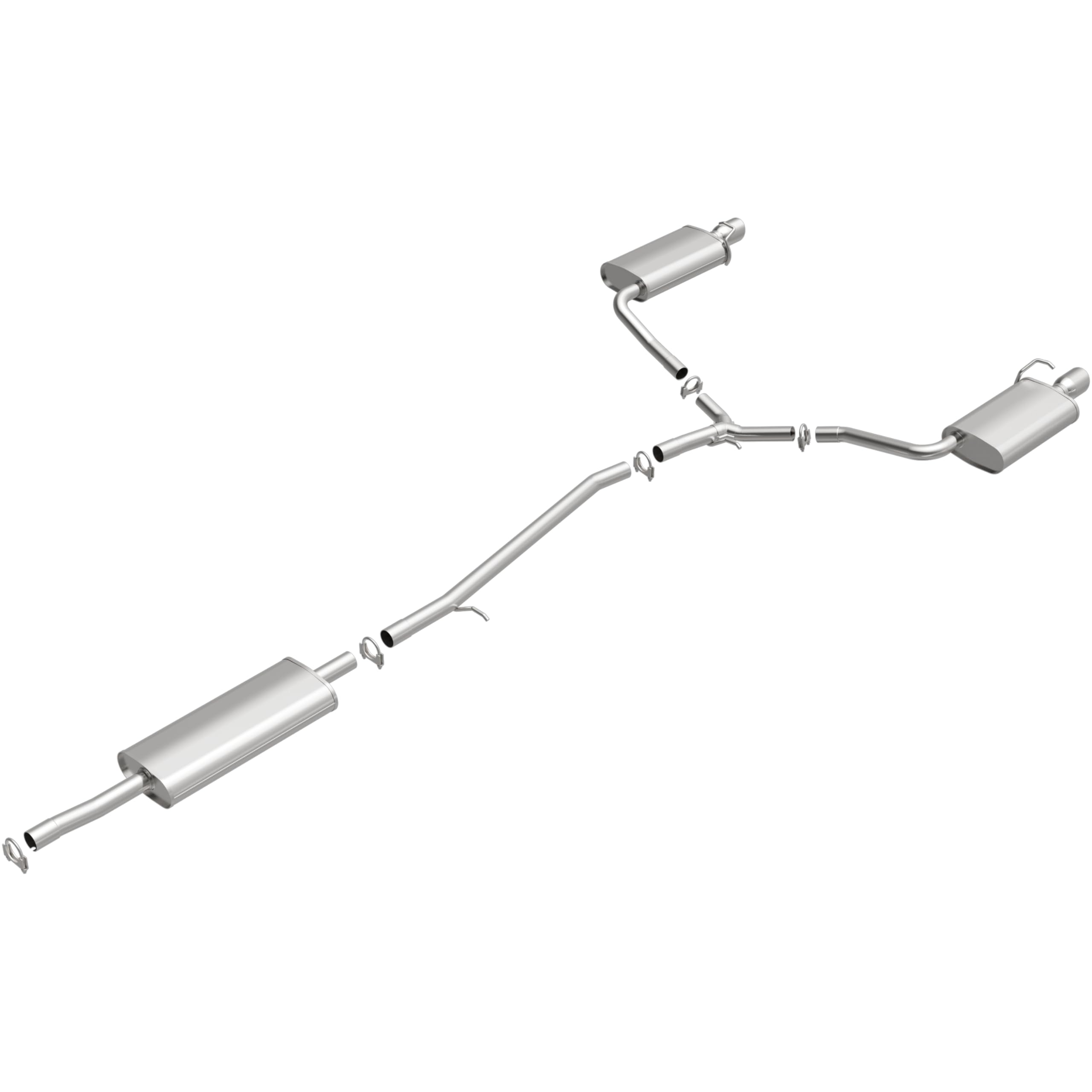 Replacement Exhaust System Kit BRExhaust 106-0931: Compatible with 2013-2019 Ford Flex 3.5L
