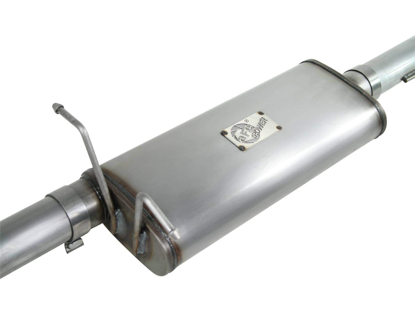 MACH Force XP aFe 49-43043-B Stainless Steel Cat-Back Exhaust System with Black 3" Tip for Ford F-150 V8 4.6/5.4L