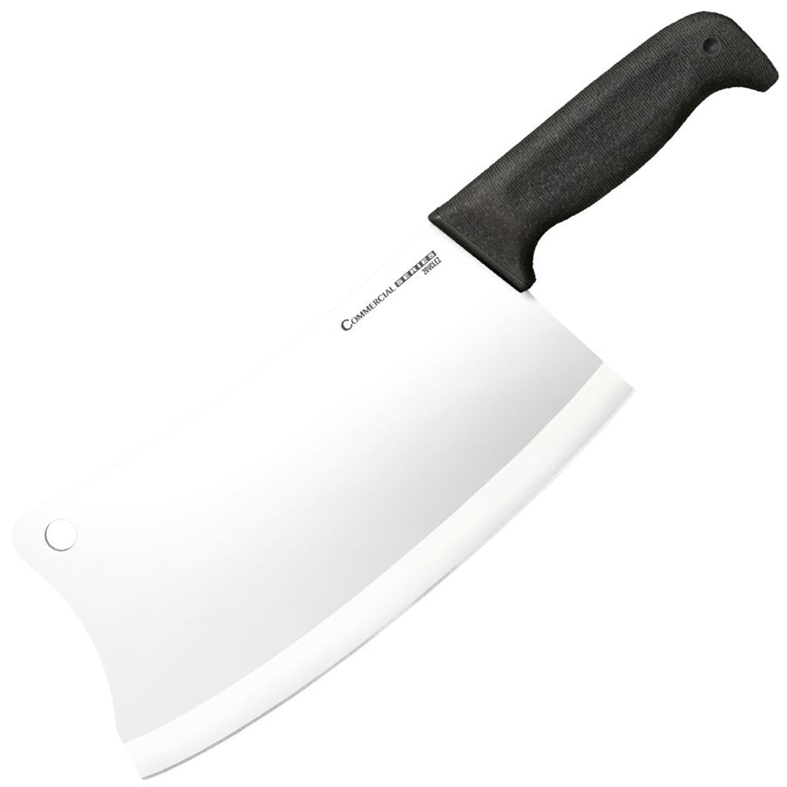 Cold Steel 9" Cleaver Durable Cryo-Quenched German 4116 Stainless Steel Fixed Blade Knife with Kray-Ex Handle Heavy Duty Commercial Grade for Butchery, Kitchen, Hunting & Field Use