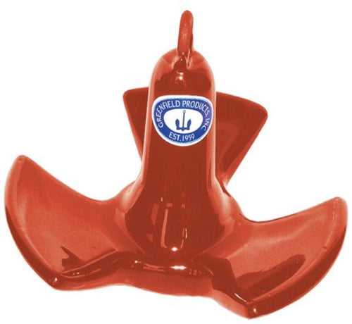 530-RD Greenfield Vinyl Coated River Anchor - Red, 30 lb.