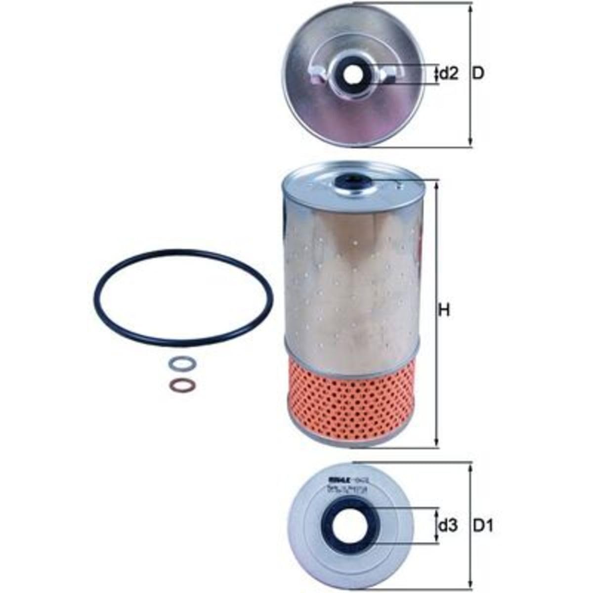 Oil Filter MAHLE OX 78D