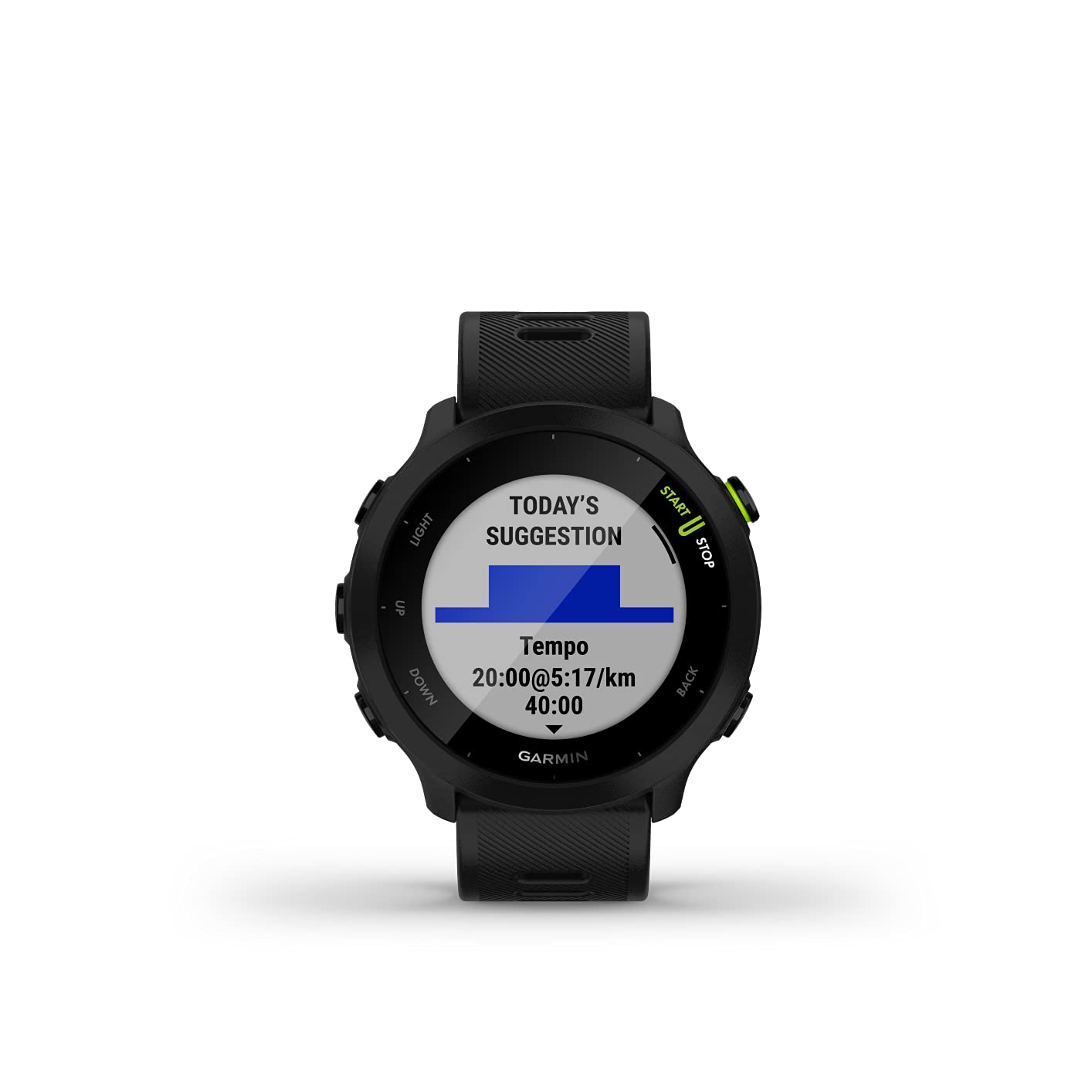 Garmin Forerunner 55, Running Watch GPS with Daily Suggested Workouts, Up to 2 Weeks of Battery Life, Black - 010-02562-00