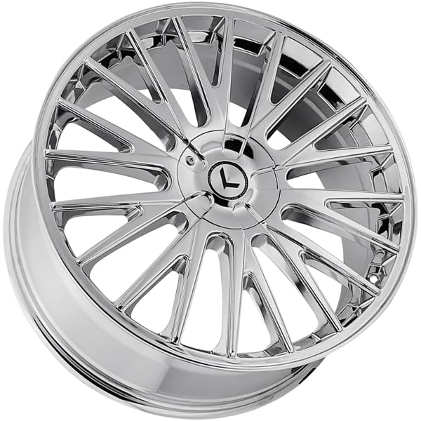 Kraze Double Down KR185 20x8.5 5x115/5x120 +38mm Chrome Wheel Rim 20" Inch