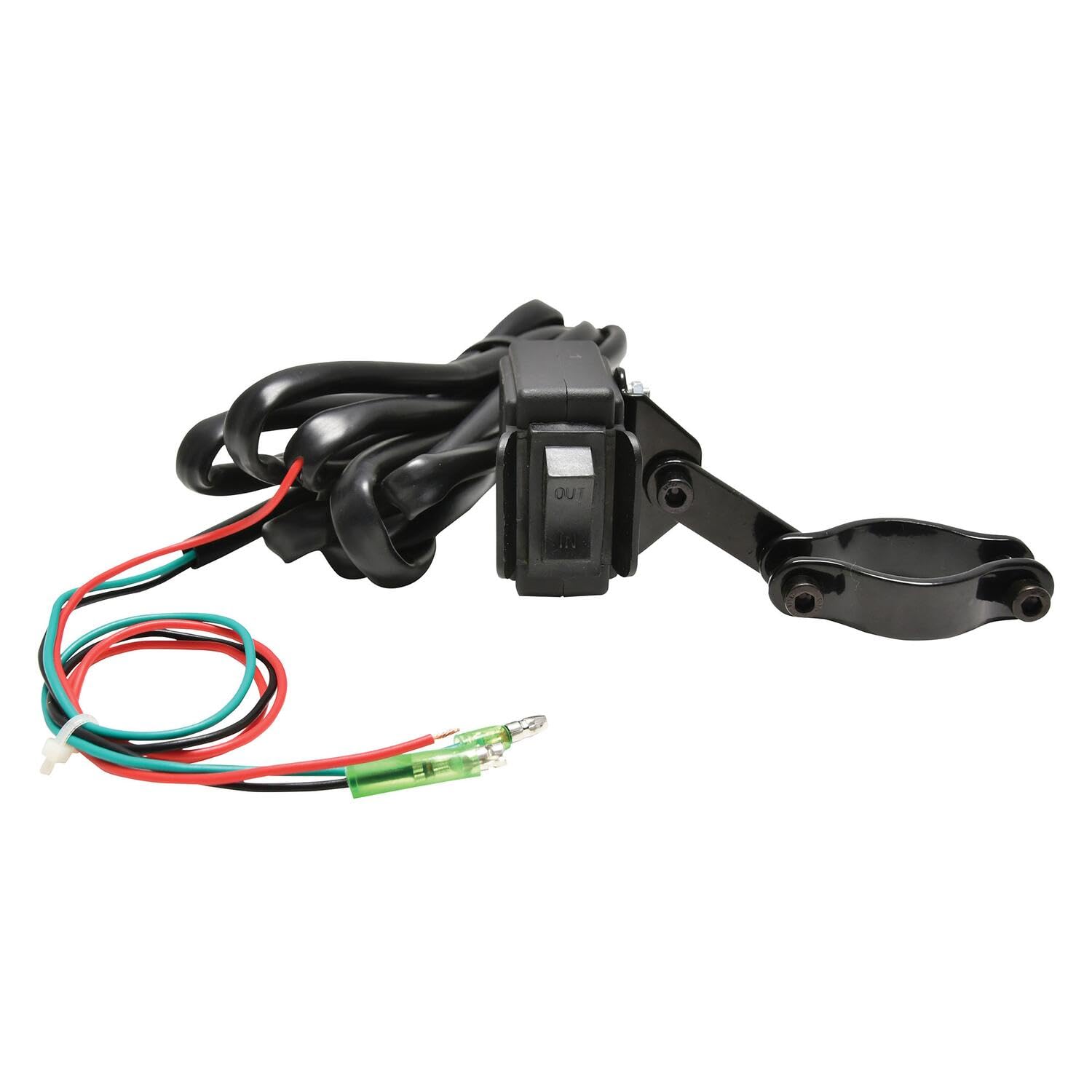 LT3000ATV Superwinch 1130220 12 VDC winch 3,000lbs/1360kg with roller fairlead, mount plate, handlebar rocker switch, and handheld remote