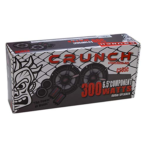 CS65C Crunch CS Series 6.5" 300-Watt 2-Way Component Speaker System