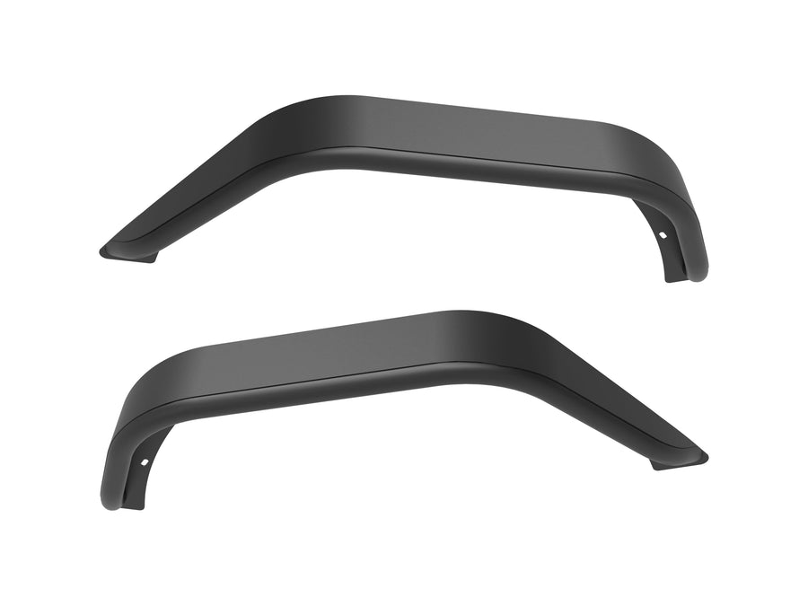 Attica4x4 Cobra Tek - Terra Series Rear Fender Flares | Compatible with Jeep Wrangler JL (2018-2023) | High-Clearance Steel Construction | Stainless Steel Finish | Off-Road Ready.