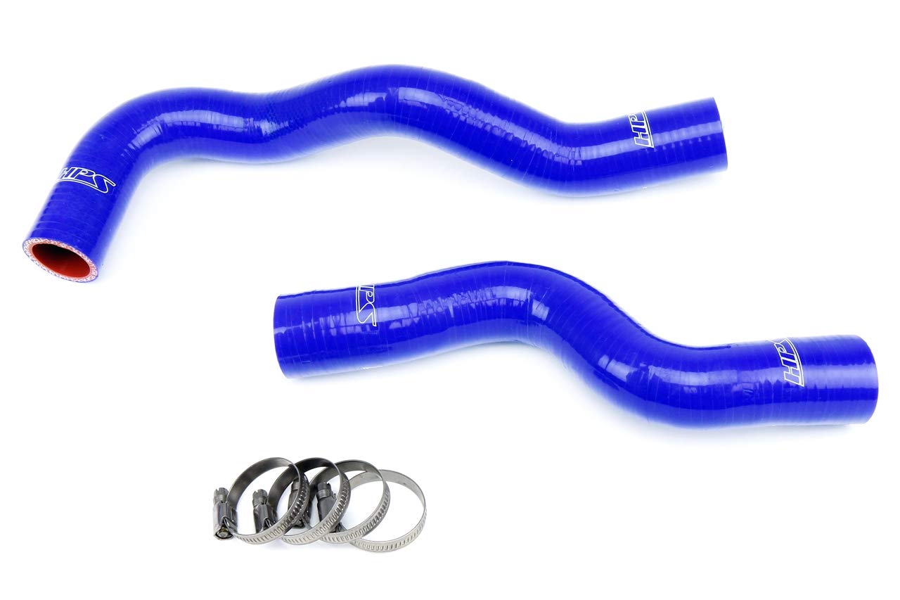 Blue HPS 57-1055-BLUE Silicone Radiator Coolant Hose Kit