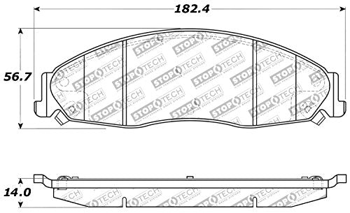 Sport Brake Pads StopTech 309.09210 with Shims and Hardware