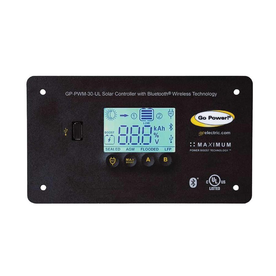 30 Amp Go Power! BlueTooth Solar Regulator GP-PWM-30-UL