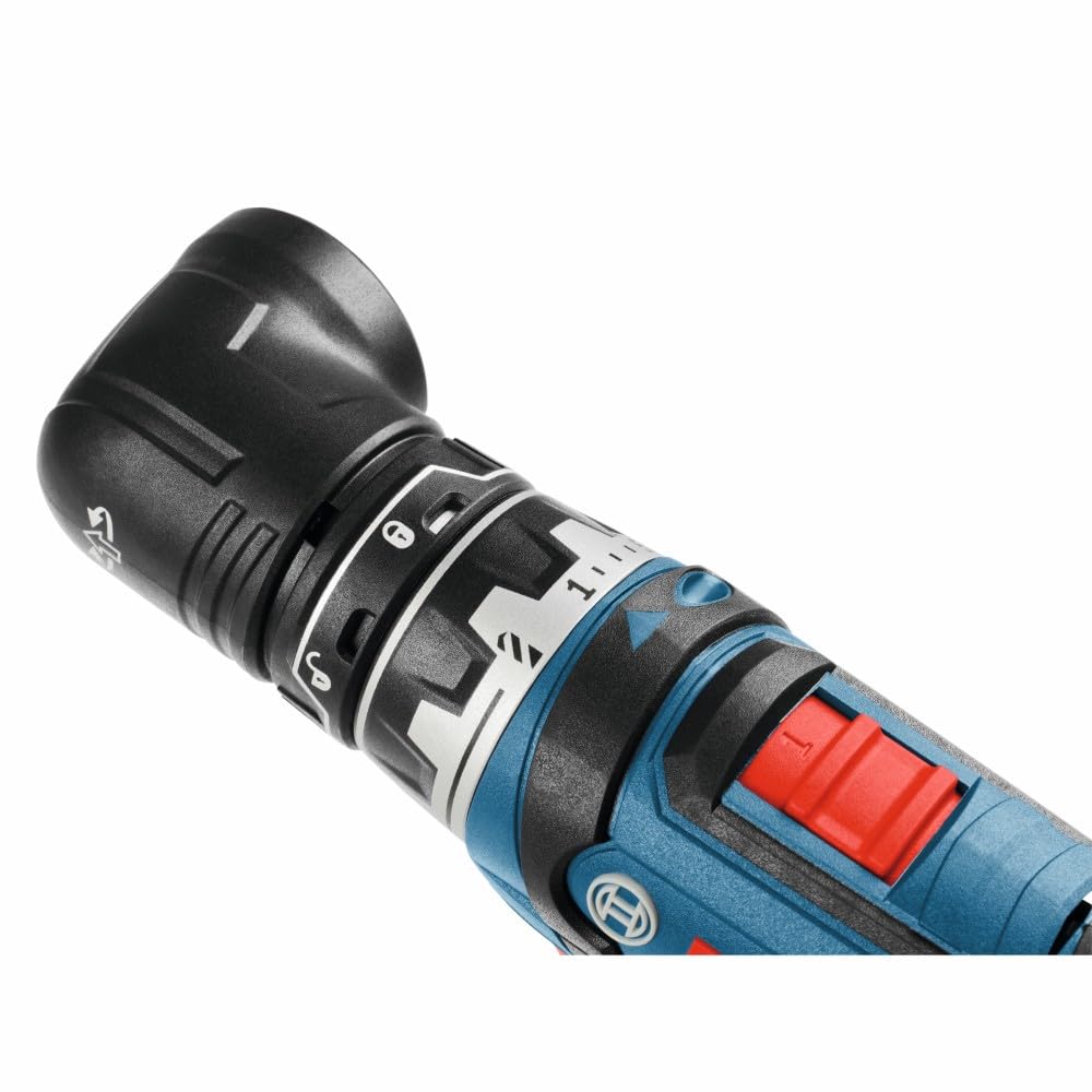 12V Max Bosch GSR12V-140FCB22 Drill/Driver with 5-In-1 Flexiclick® System and (2) 2.0 Ah Batteries
