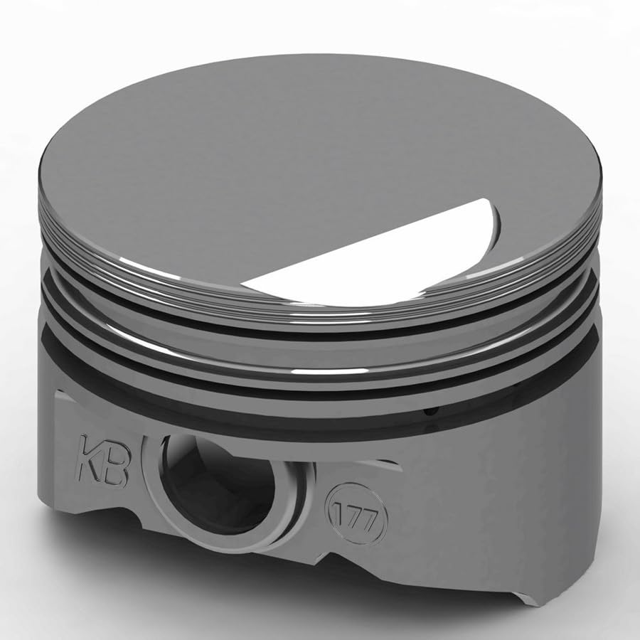 KB PISTONS KB Series, Hypereutectic, 4.040 in Bore, 5/64 x 5/64 x 3/16 in Ring Grooves, Minus 2.00 cc