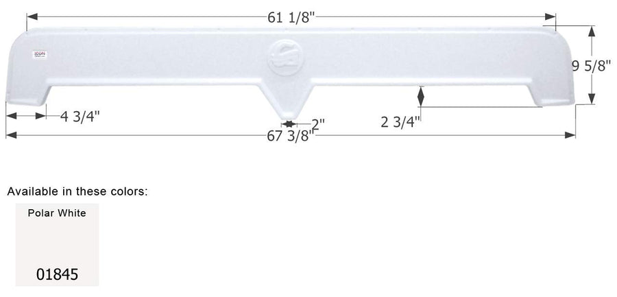 Fender Skirt ICON, Tandem, Thor, FS1845, Polar White