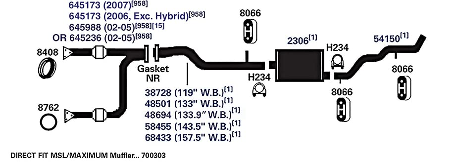Gasket AP Exhaust - 8408