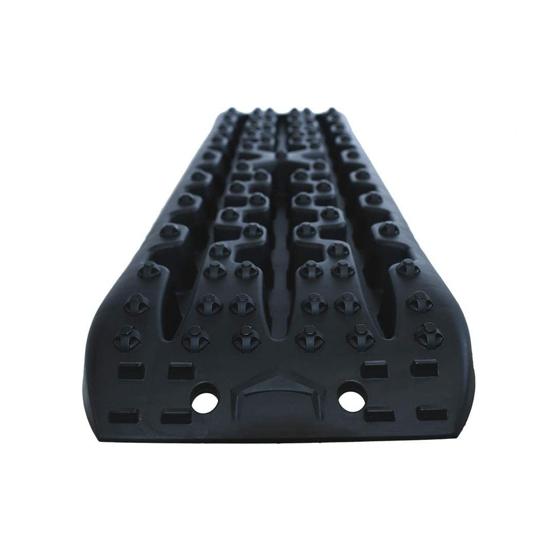 Recovery TERRAVORE Black Traction Boards Set of 2 for Off-Road Mud, Sand, and Snow Vehicle Extraction, Supports 20,000 Pounds of Compression…