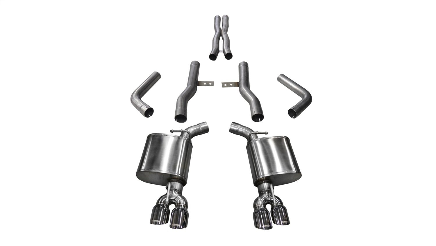 Cat Back Exhaust Corsa Performance 14989, 1 Pack