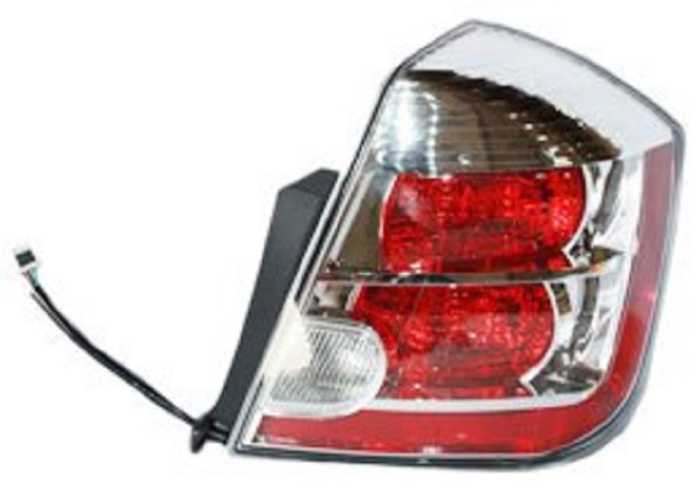 Right TYC Tail Light Assembly Compatible with 2007-2009 Nissan Sentra
