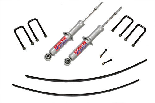 Skyjacker Suspension Lift Kit TTC30STK-B w/Shock Black MAX Shocks 3 in. Lift Incl. Main Component Box Rear Add-A-Leaf