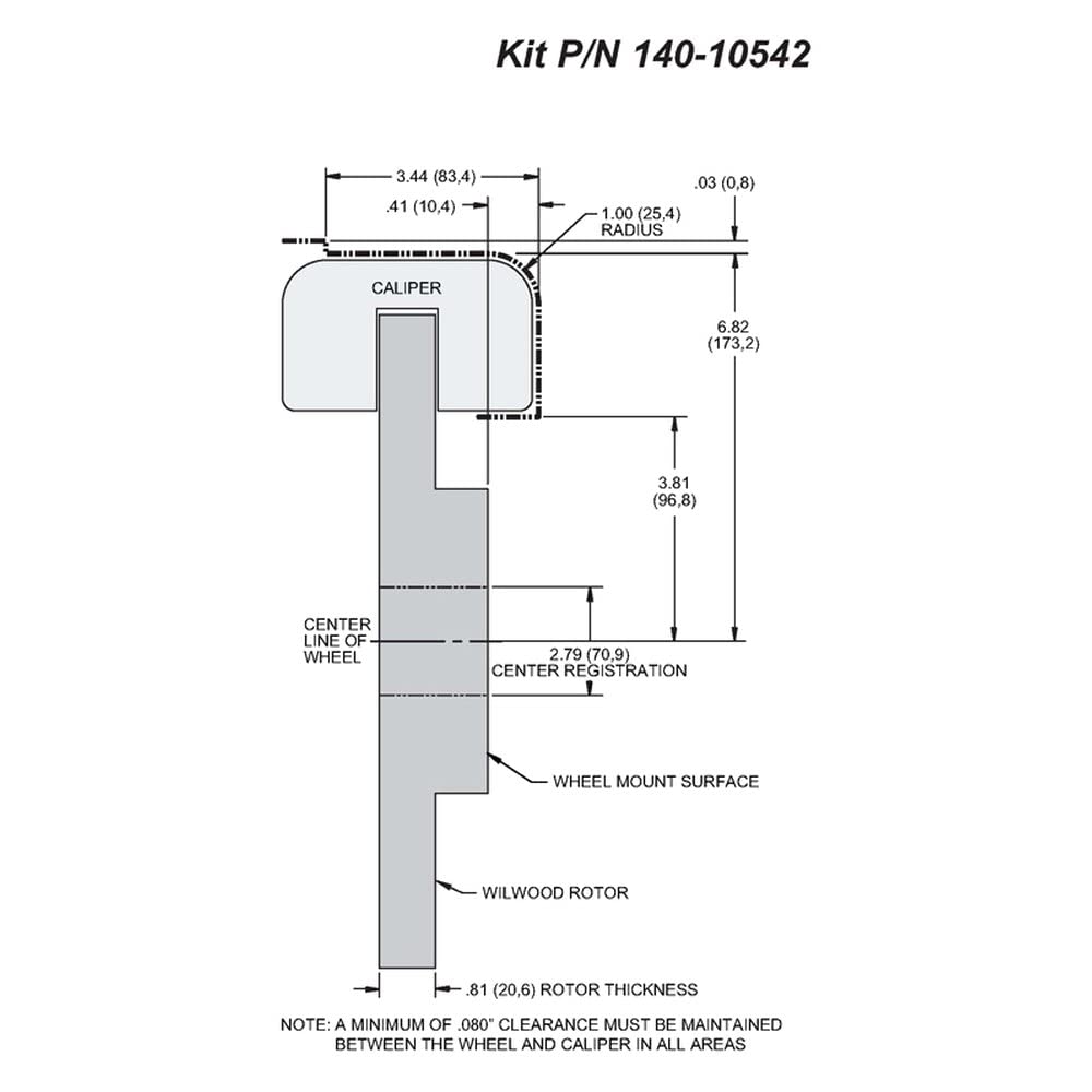11.75" Vented NDPR Front Drag Kit