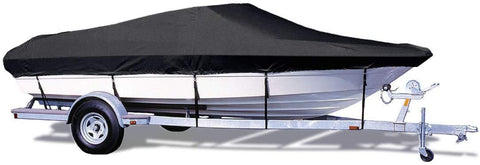 Semi-Custom Trailerite Boat Cover for Competition Ski Boats with Inboard/Outboard Motor, Navy (18'5" - 19'4" CL x 92" B)