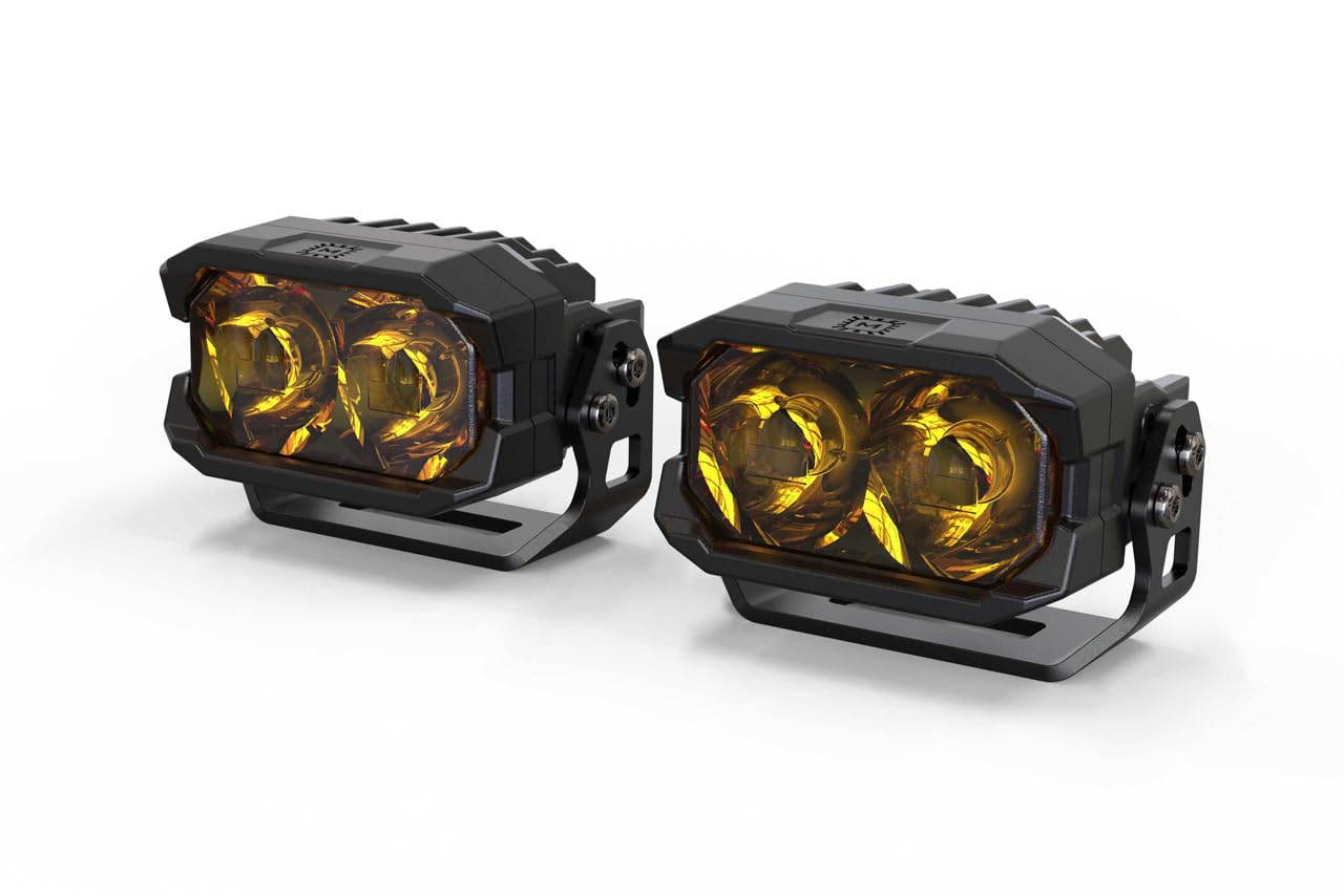 2Banger Ncs Led Pod Morimoto (Spot/Yellow)(Pair)