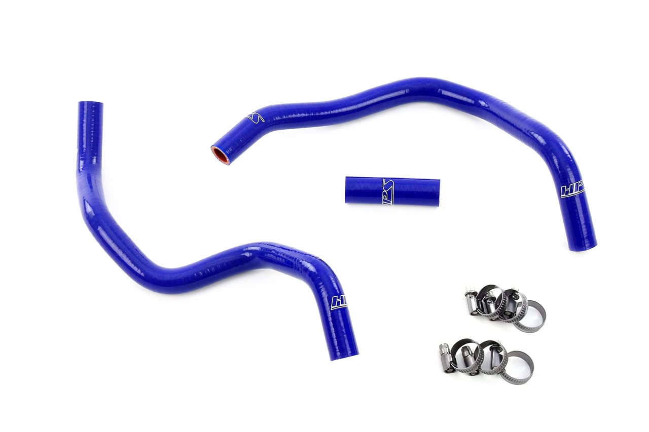 HPS Blue High Temp Reinforced Silicone Heater Coolant Hose Kit for 2018-2024 Subaru Crosstrek 2.0L 2.5L, 57-2110-BLUE